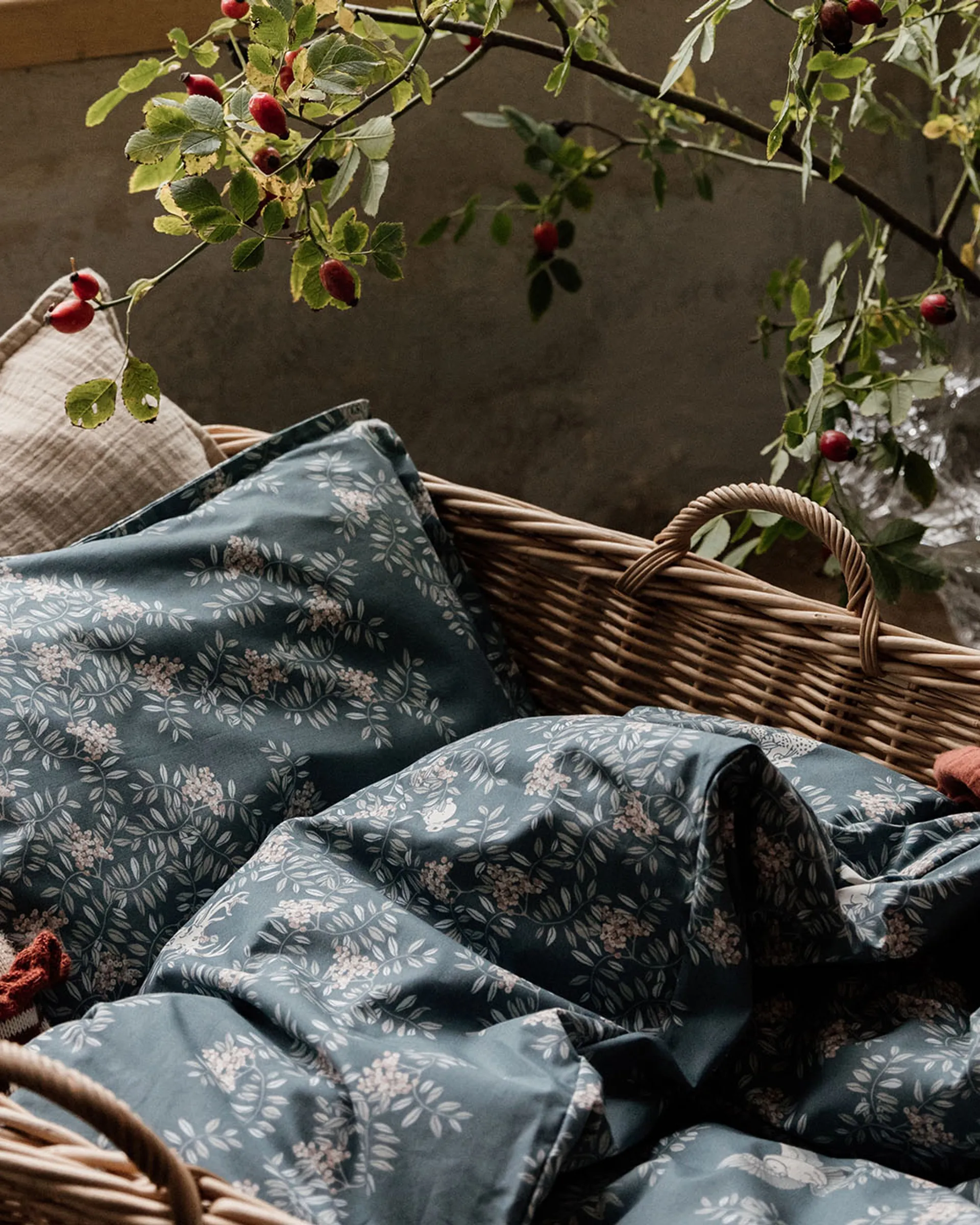 Fauna Forest 动物森林 婴儿 枕套和被套套装 小号, 70x100 cm/40x45 cm Garbo&Friends