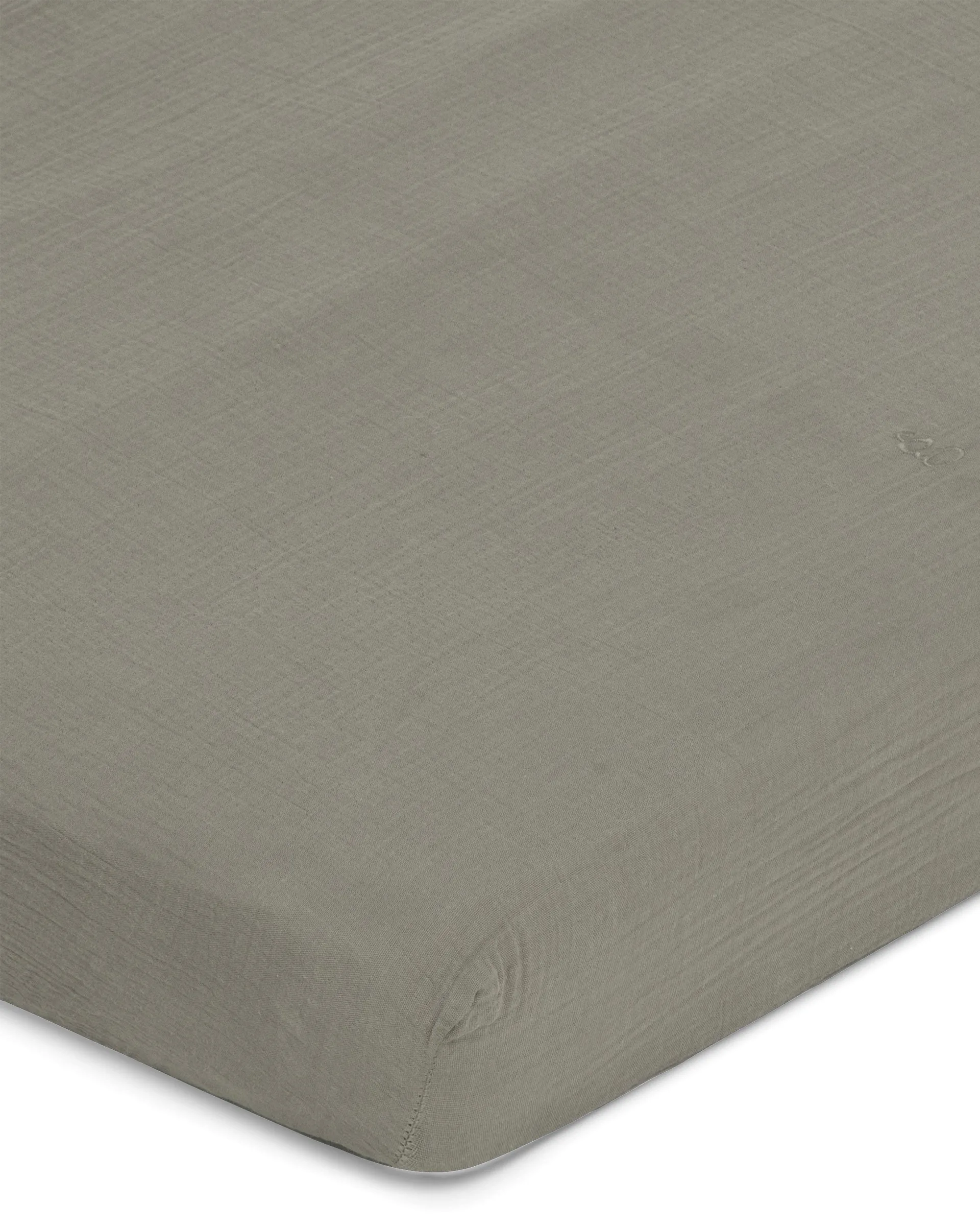 Geranium 天竺葵墨绿纯色 平纹细布 床笠, 90x200x30 cm Garbo&Friends