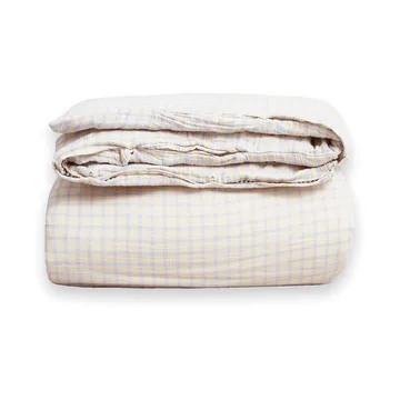 Gingham Sky Blue 天蓝色格纹 平纹细布 双人被套 - 200x230 cm - Garbo&Friends