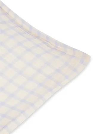 Gingham Sky Blue 天蓝色格纹 平纹细布 枕头套 - 50x60cm - Garbo&Friends