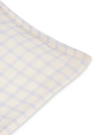 Gingham Sky Blue 天蓝色格纹 平纹细布 枕头套 - 50x75cm - Garbo&Friends