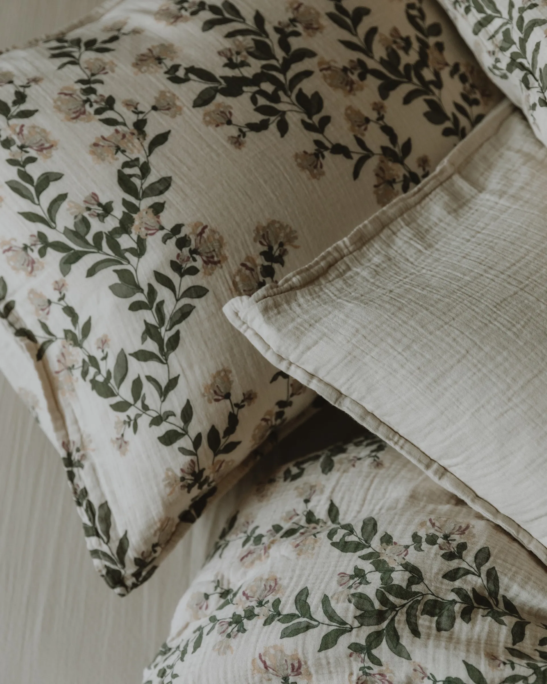 Honeysuckle 金银花 平纹细布 枕套, 50x70 cm Garbo&Friends