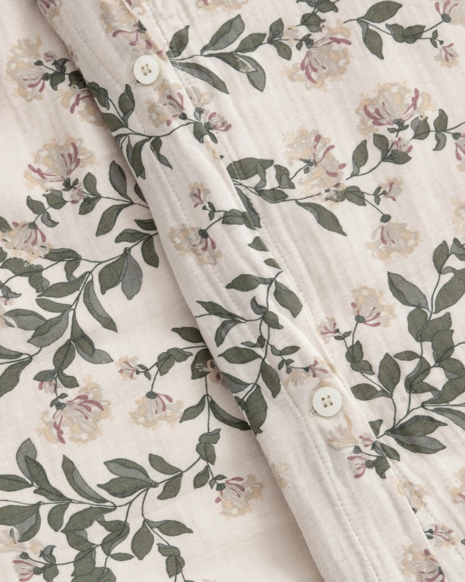 Honeysuckle 金银花 平纹细布 婴儿 枕套和被套套装 小号, 70x80 cm/28x35 cm Garbo&Friends