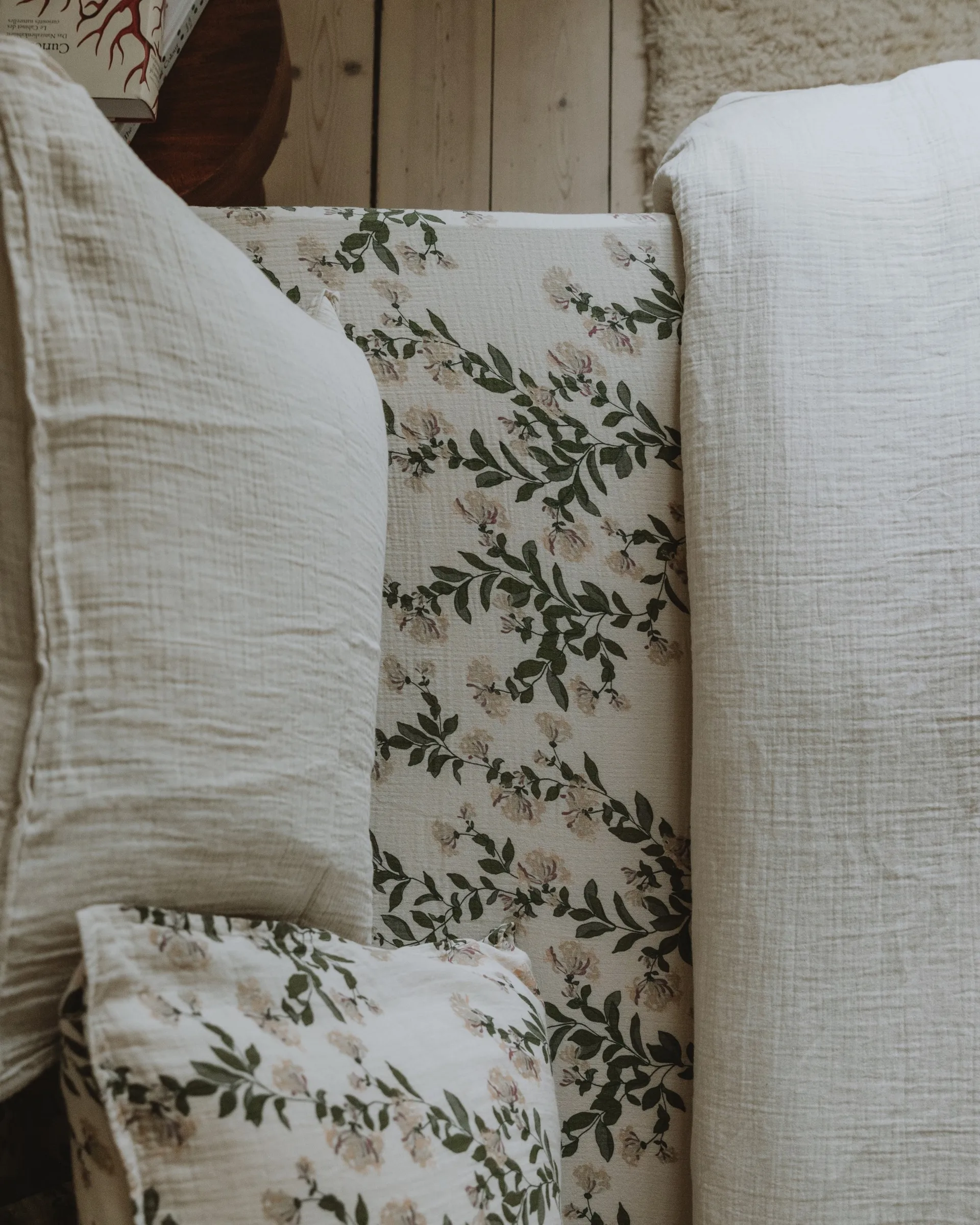 Honeysuckle 金银花 平纹细布 床笠, 90x200x30 cm Garbo&Friends