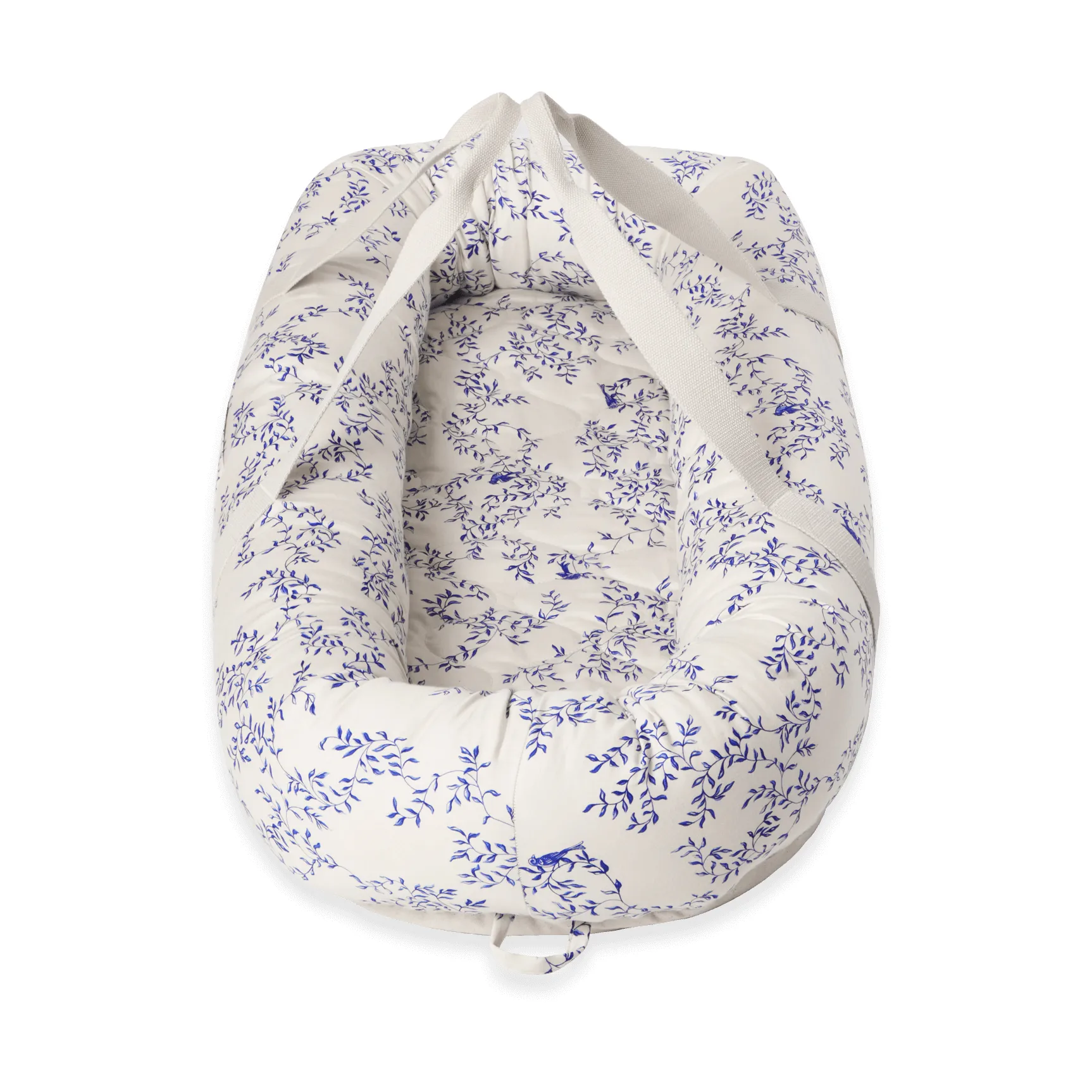 Jardim 蓝梦花园 缎面绗缝 婴儿提篮/婴儿小床, 43x87x16 cm Garbo&Friends