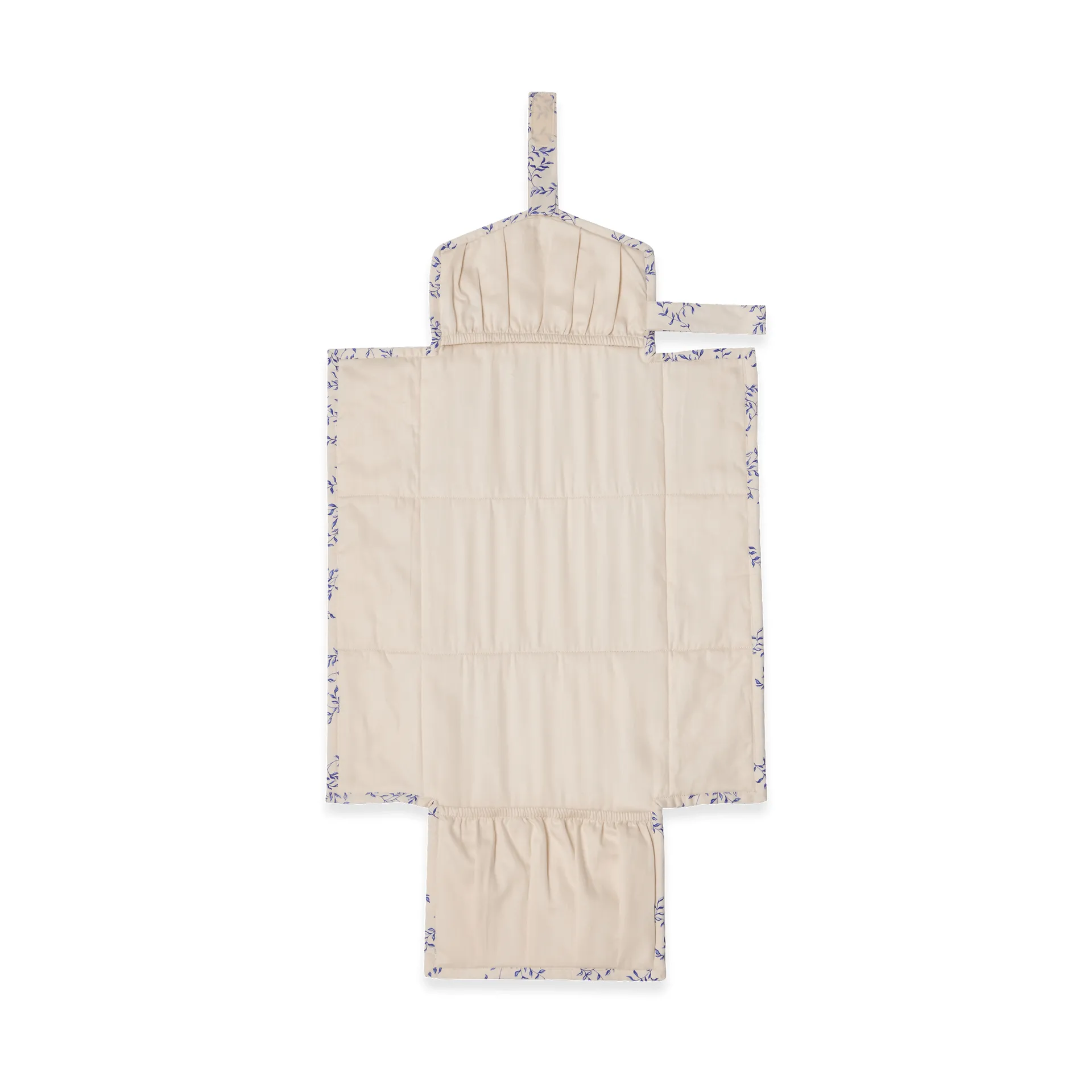 Jardim 蓝梦花园 缎面绗缝  便携式换尿布婴儿垫, 46x80 cm Garbo&Friends