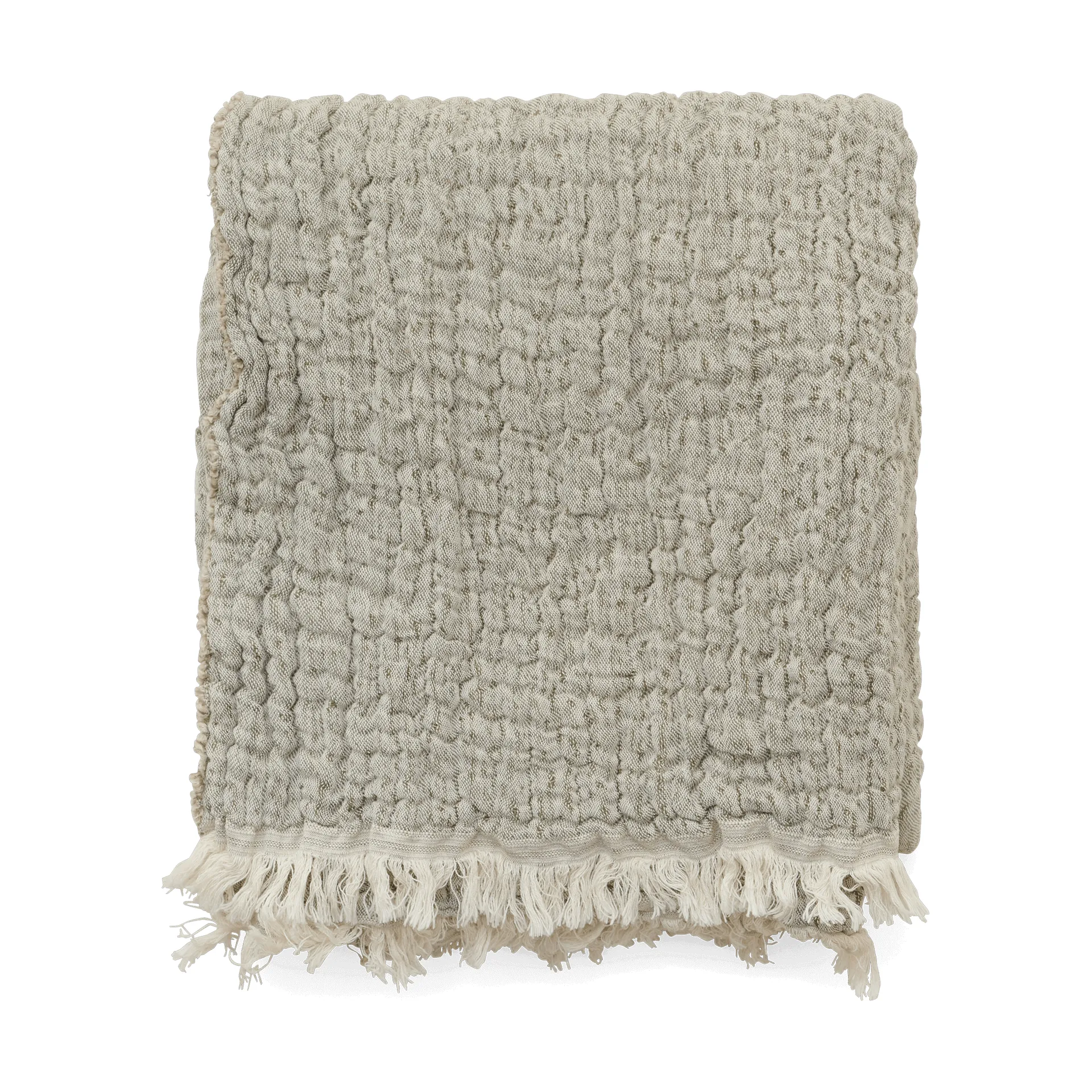 Mellow 毯子 130x170 cm, Kale_灰褐色 Garbo&Friends