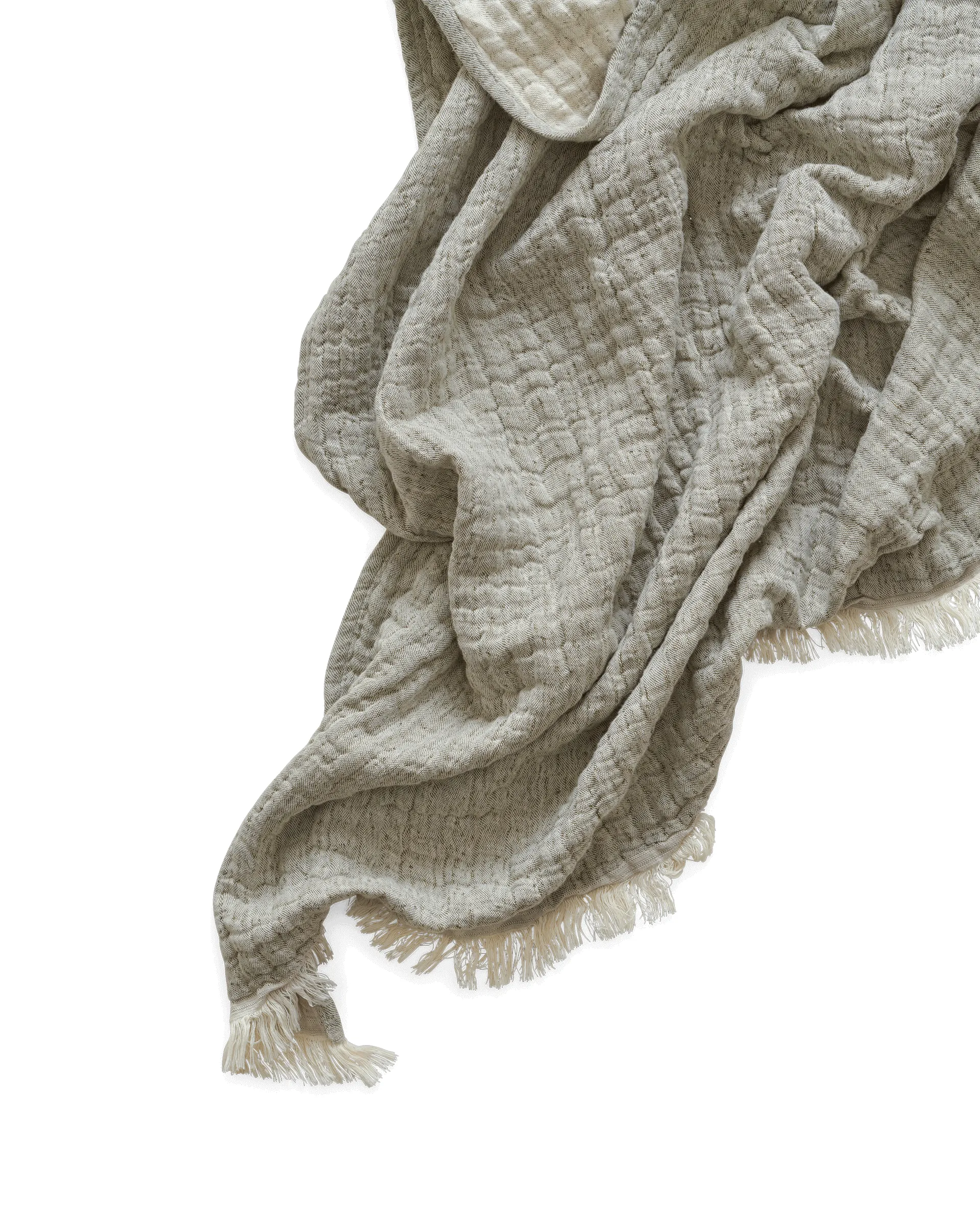 Mellow 毯子 130x170 cm, Kale_灰褐色 Garbo&Friends