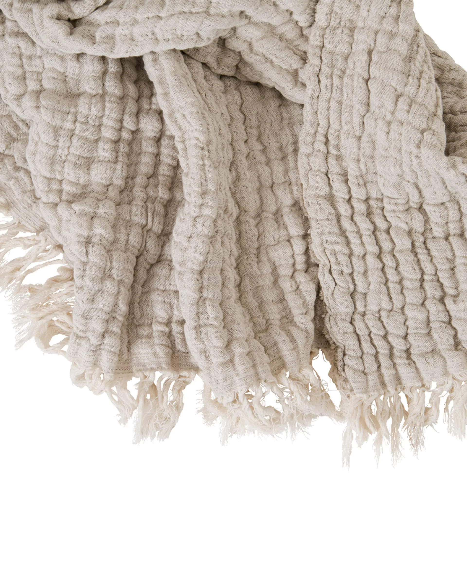 Mellow 毯子 130x170 cm, Lin_棕褐色 Garbo&Friends