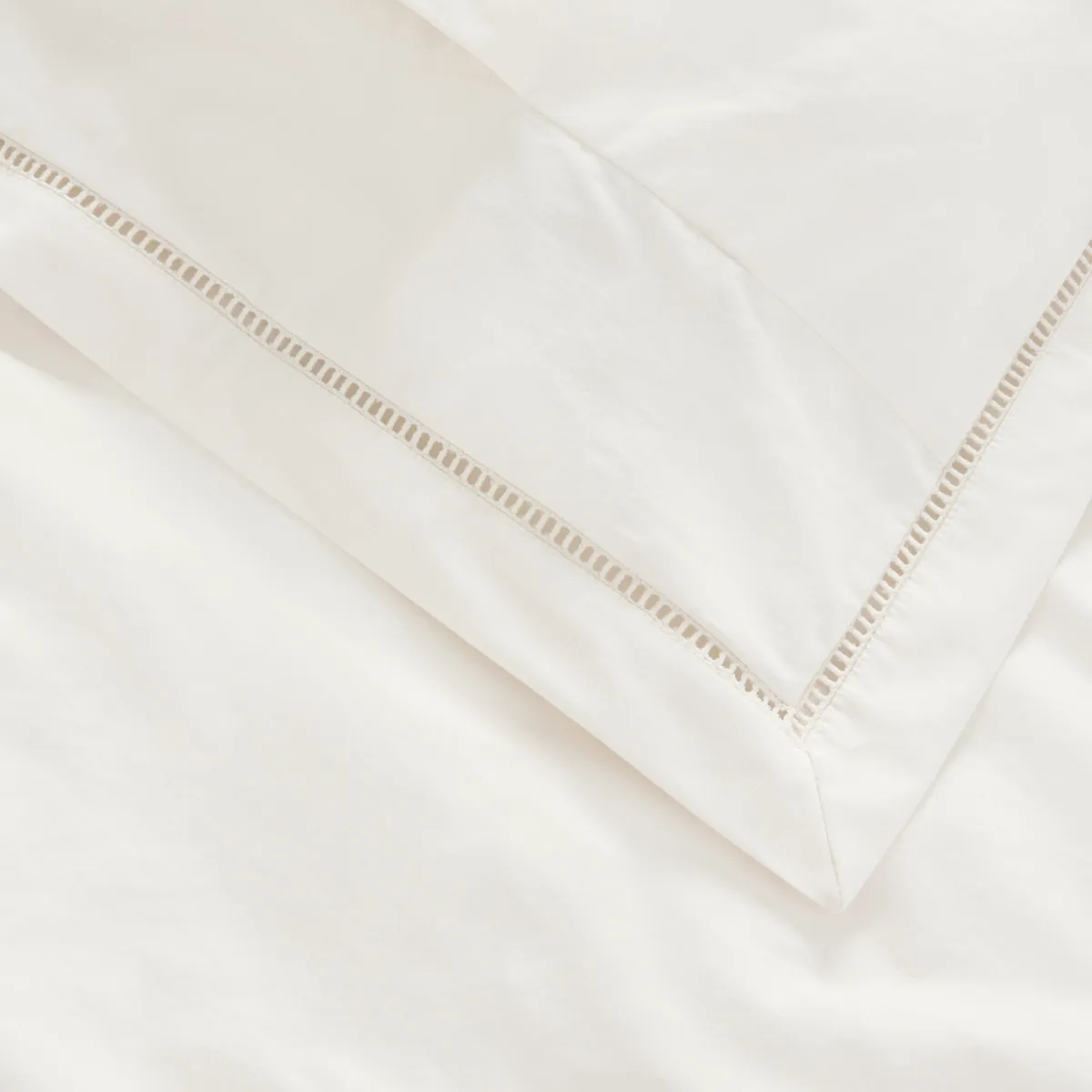 珍珠白 法式镂空蕾丝 被套 Pearl Ladder Lace duvet cover, 140x200cm Garbo&Friends