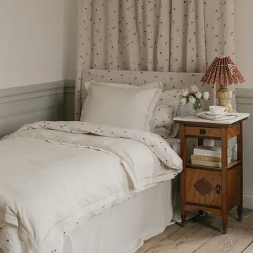 珍珠白 法式镂空蕾丝 被套 Pearl Ladder Lace duvet cover - 140x200cm - Garbo&Friends