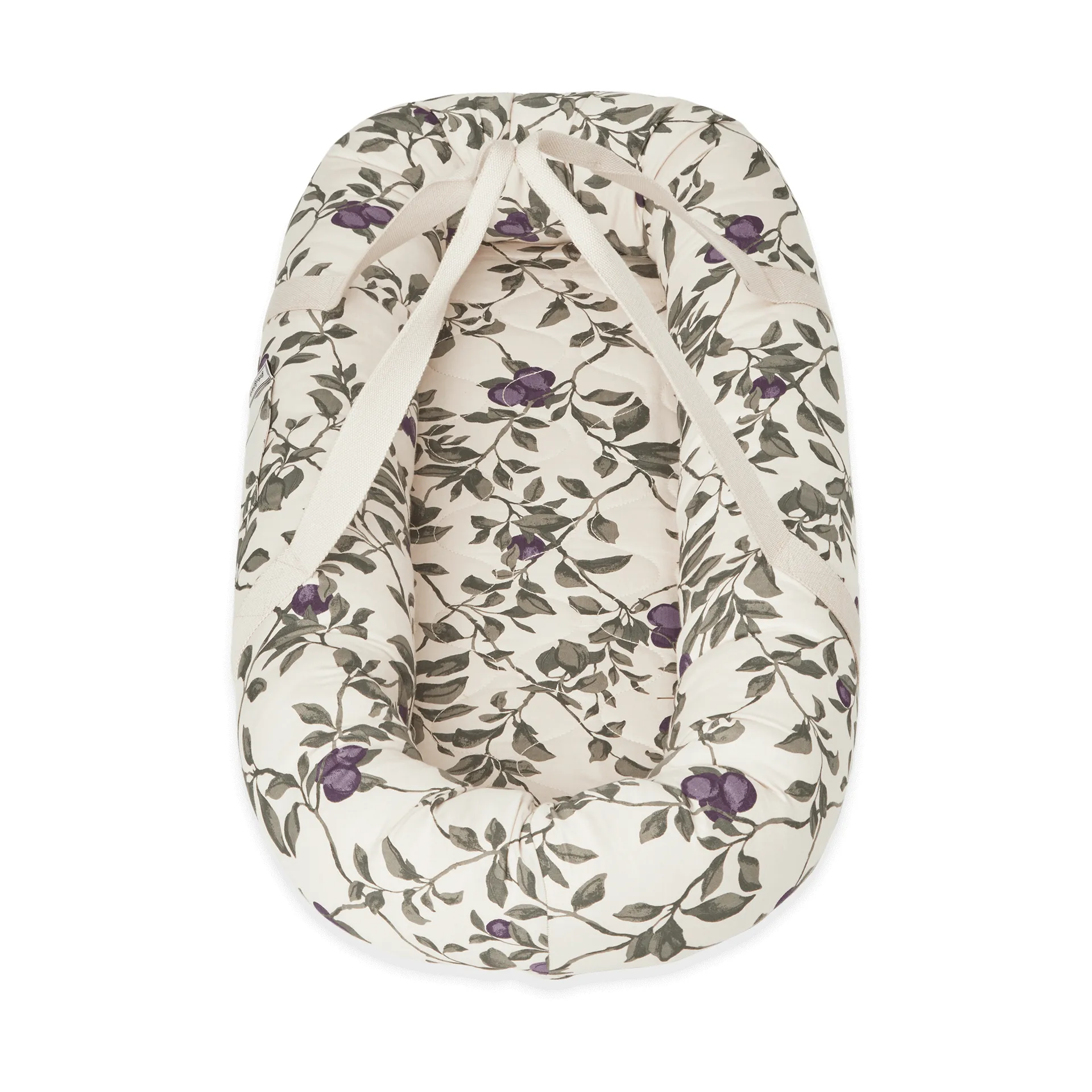 Plum 紫李 缎面绗缝 婴儿提篮/婴儿小床, 43x87x16cm Garbo&Friends