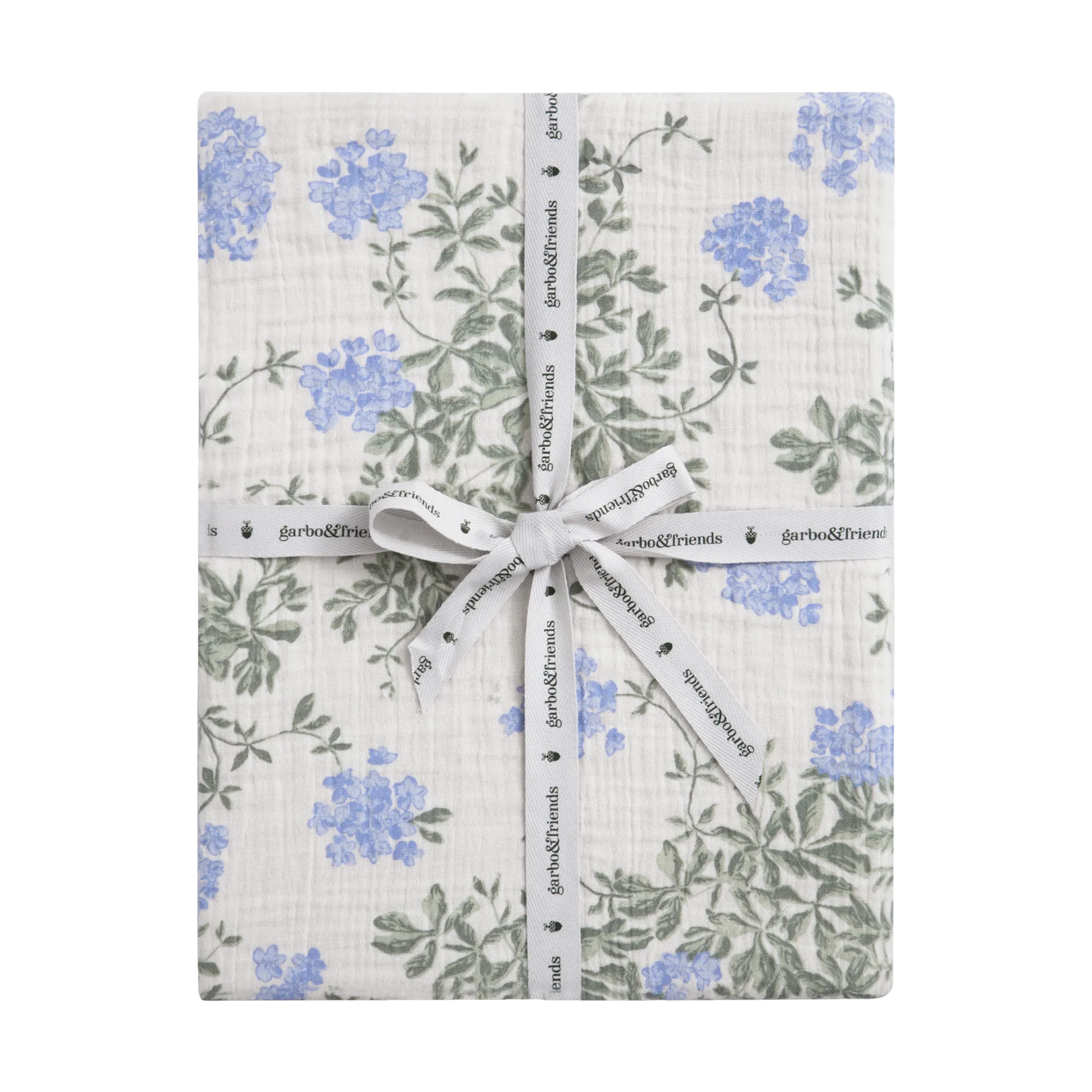 Plumbago 蓝雪花 平纹细布 床笠, 180x200x30cm Garbo&Friends