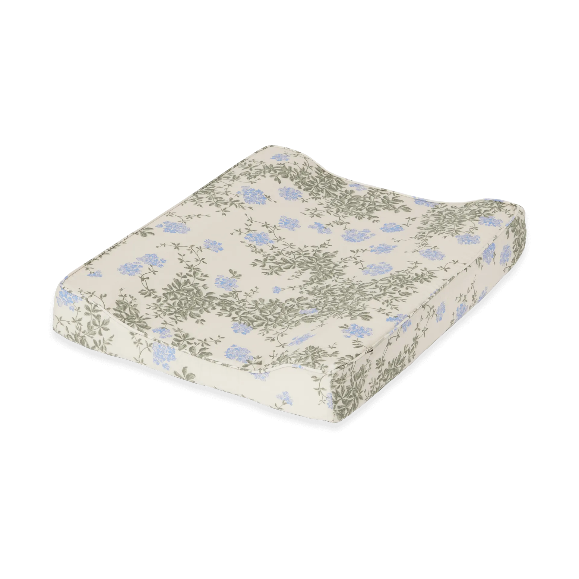 Plumbago 蓝雪花 缎面 换尿布/换衣服垫子 婴儿垫子, 50x65x9 cm Garbo&Friends