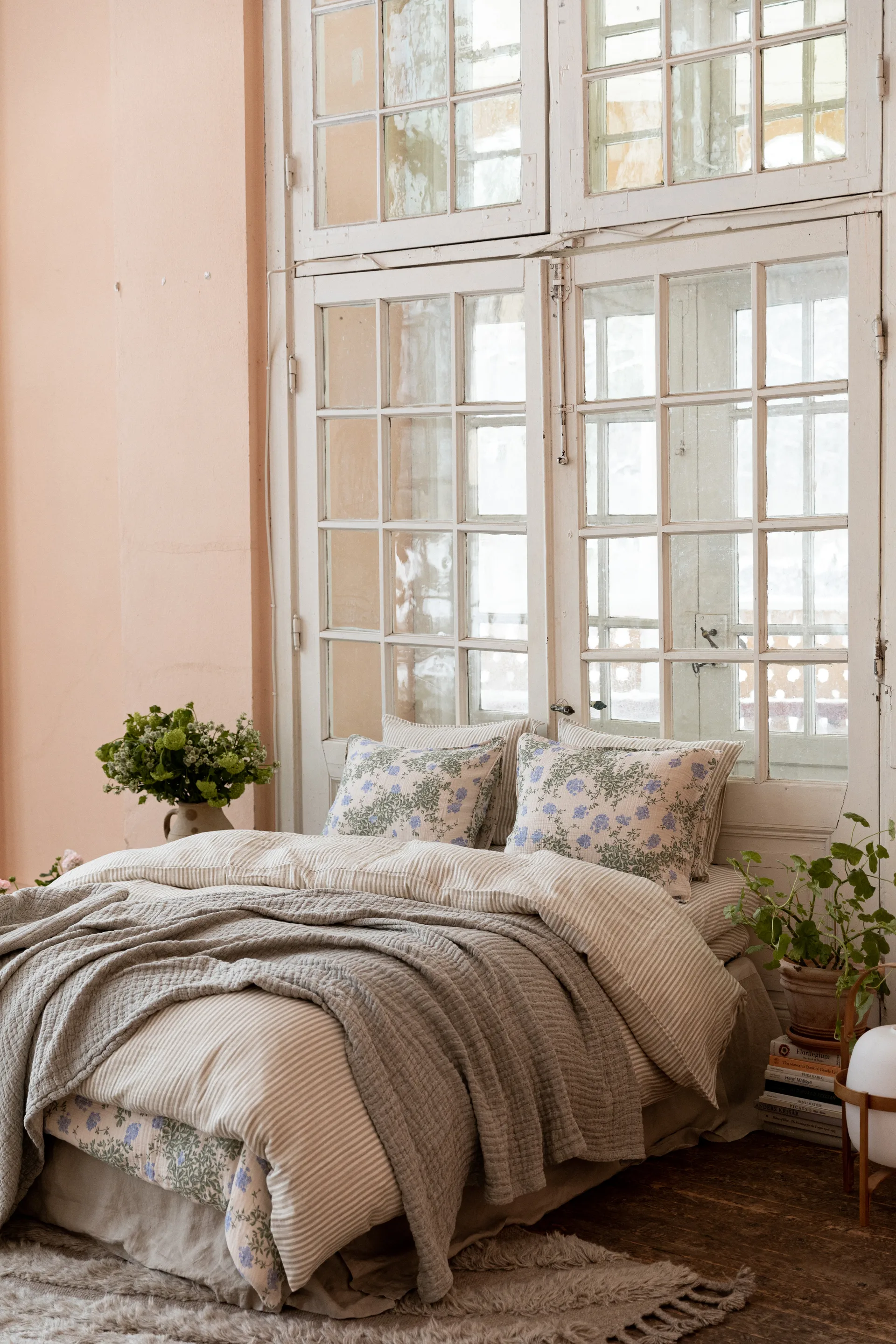 Plumbago 蓝雪花 平纹细布 枕头套, 50x75cm Garbo&Friends