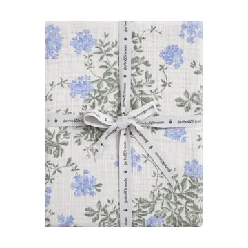 Plumbago 蓝雪花 平纹细布 床笠 - 70x140x20cm - Garbo&Friends