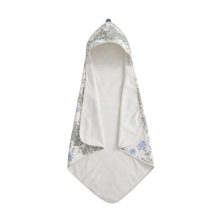 Plumbago 蓝雪花 带帽毛圈毛巾 - 80x80 cm - Garbo&Friends