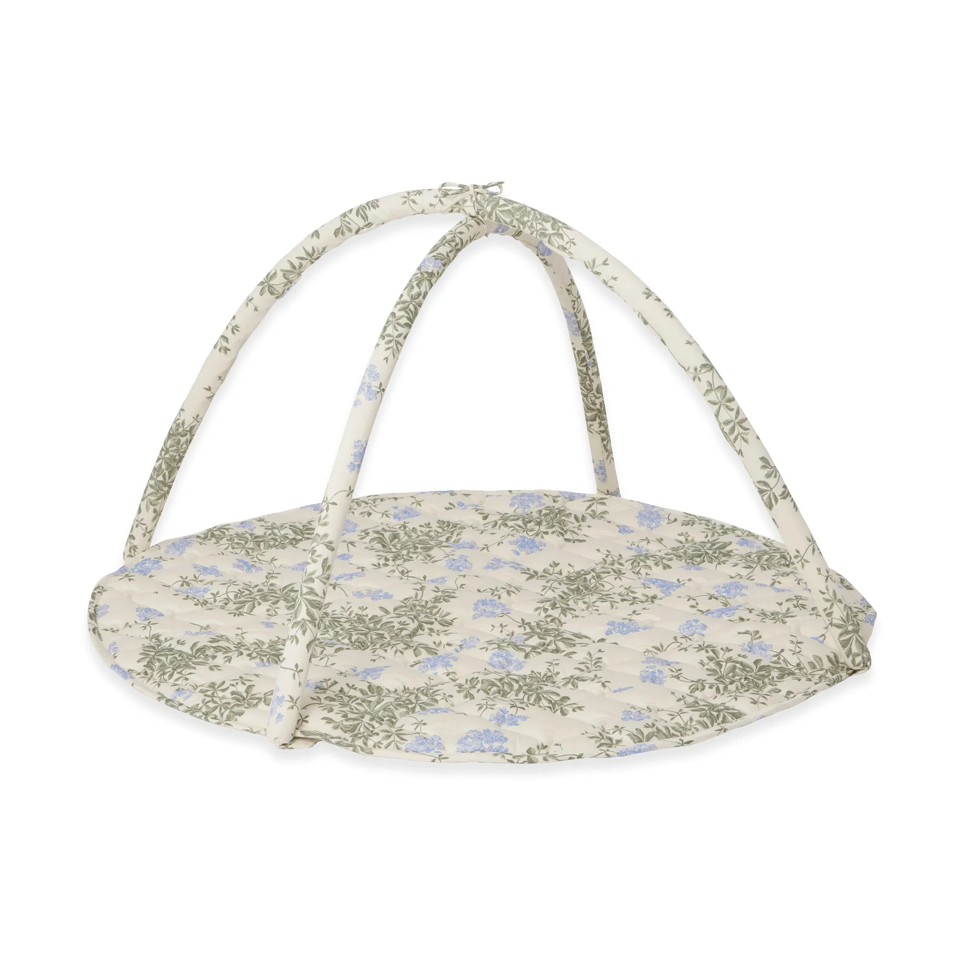 Plumbago 蓝雪花 缎面绗缝 婴儿游戏垫, Ø90 cm Garbo&Friends