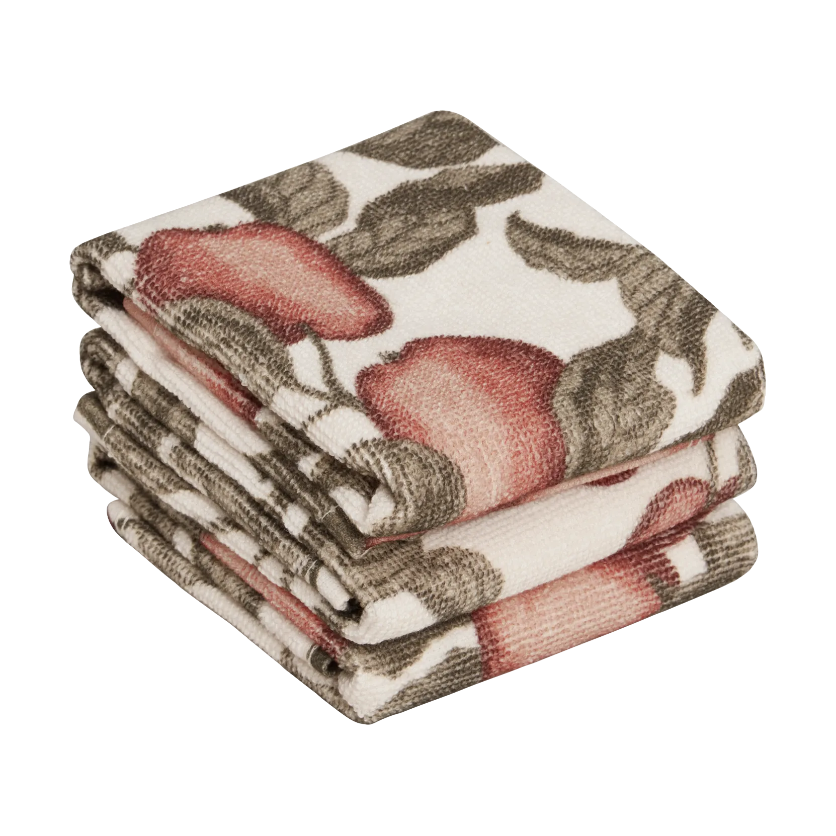 Pomme Terry wash cloth 三件套装, 30x30 cm Garbo&Friends