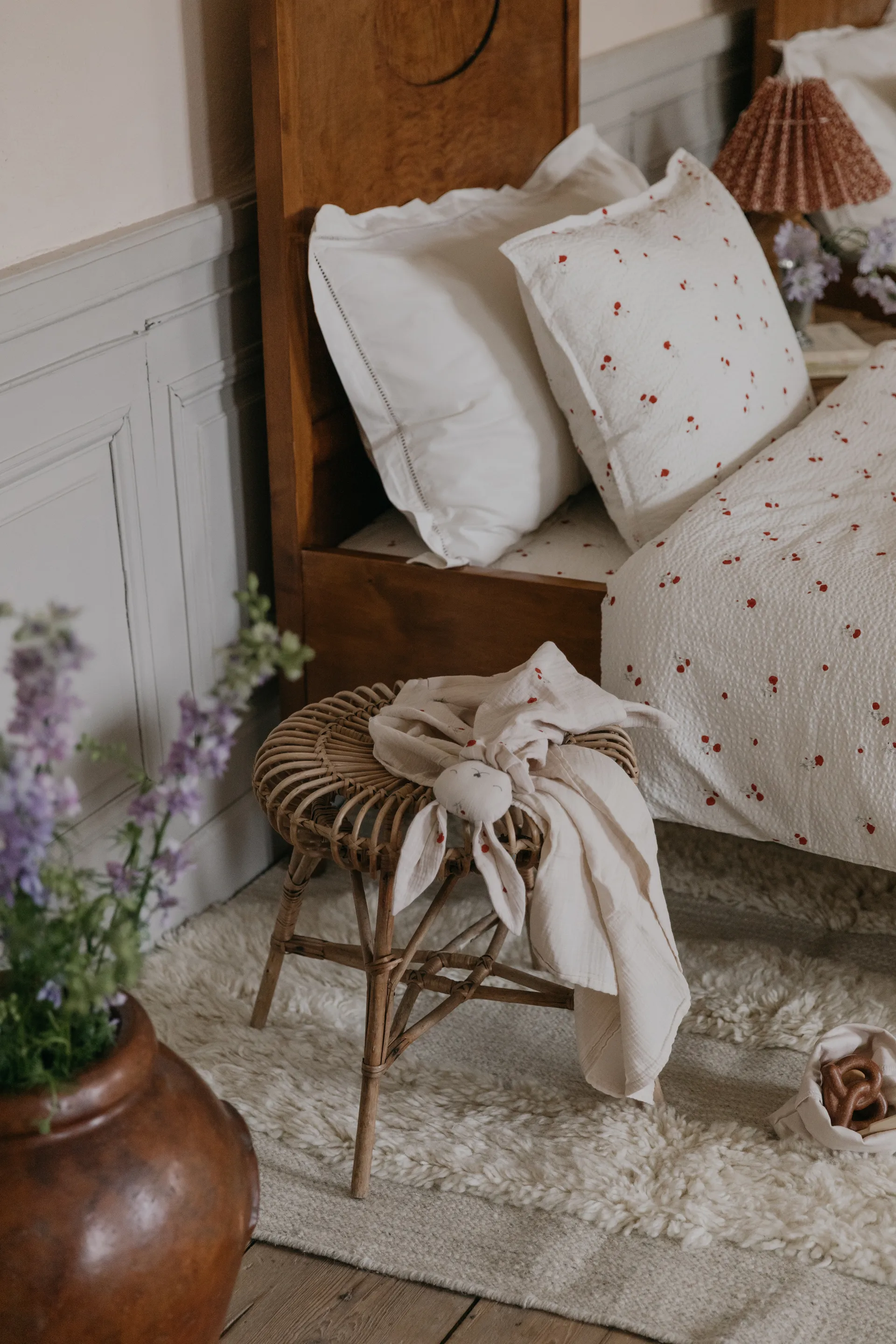 Poppy 平纹细布 安抚毯, 48x48cm Garbo&Friends