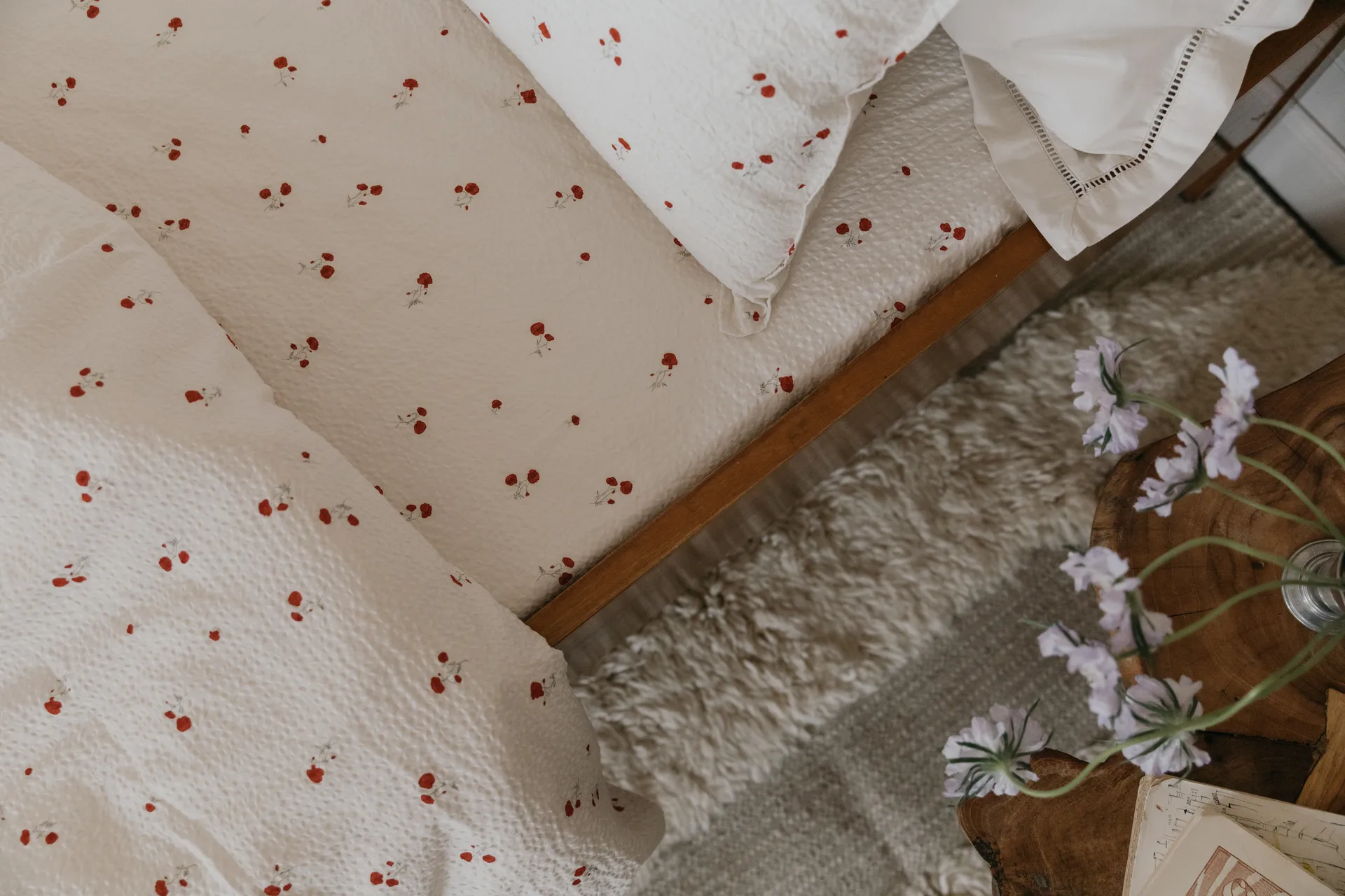 Poppy 圈圈纱 床笠, 90x200x30cm Garbo&Friends