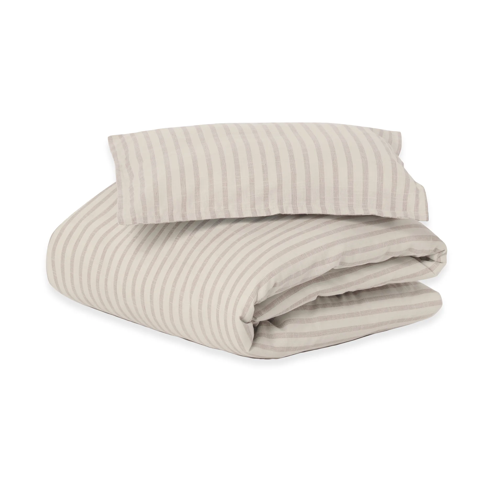 Stripe Mauve 香芋条纹 枕套和被套套装 儿童, 100x140 cm/40x60 cm Garbo&Friends