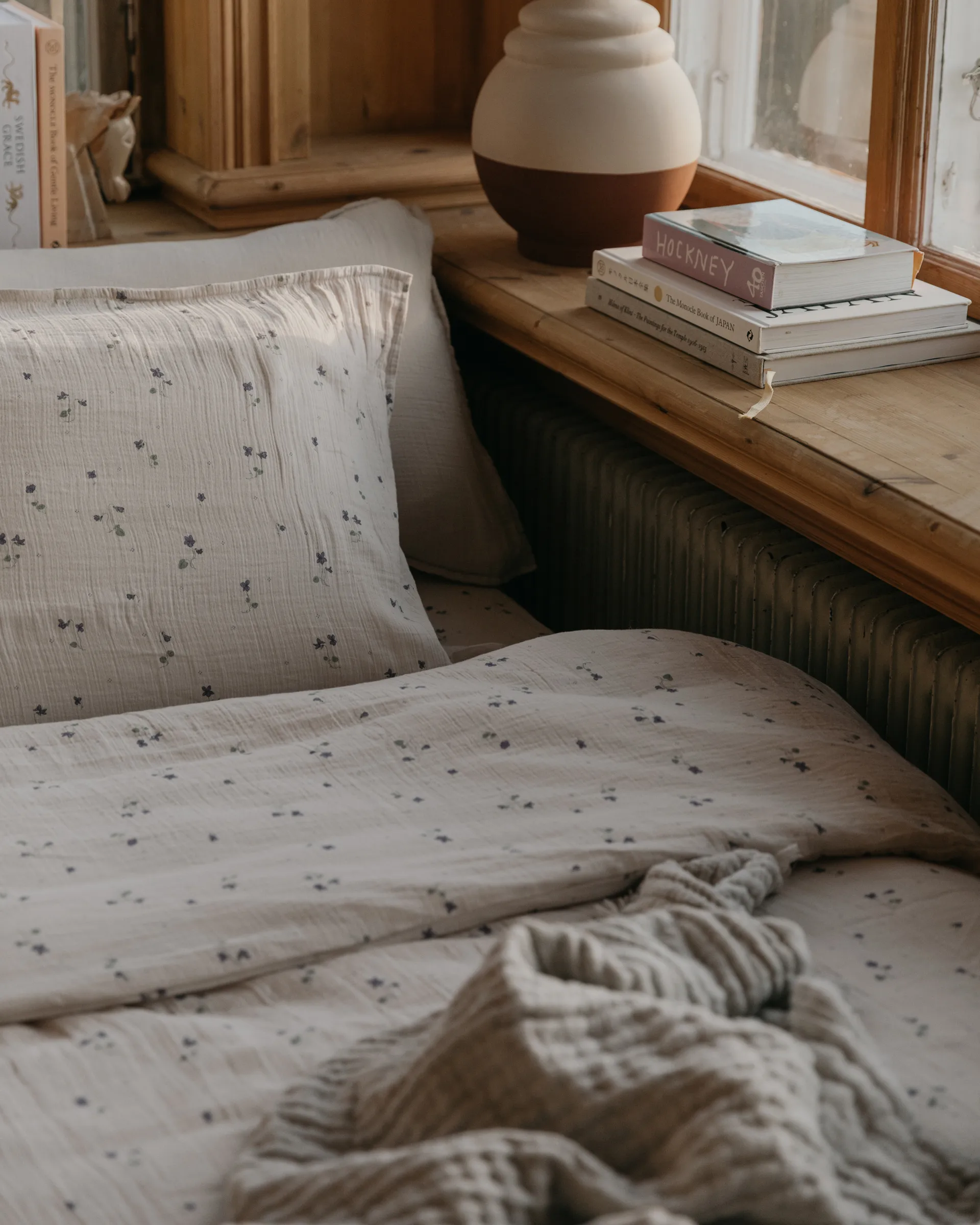 viola 紫罗兰 平纹细布 枕套和被套套装, 140x200 cm/50x70 cm Garbo&Friends