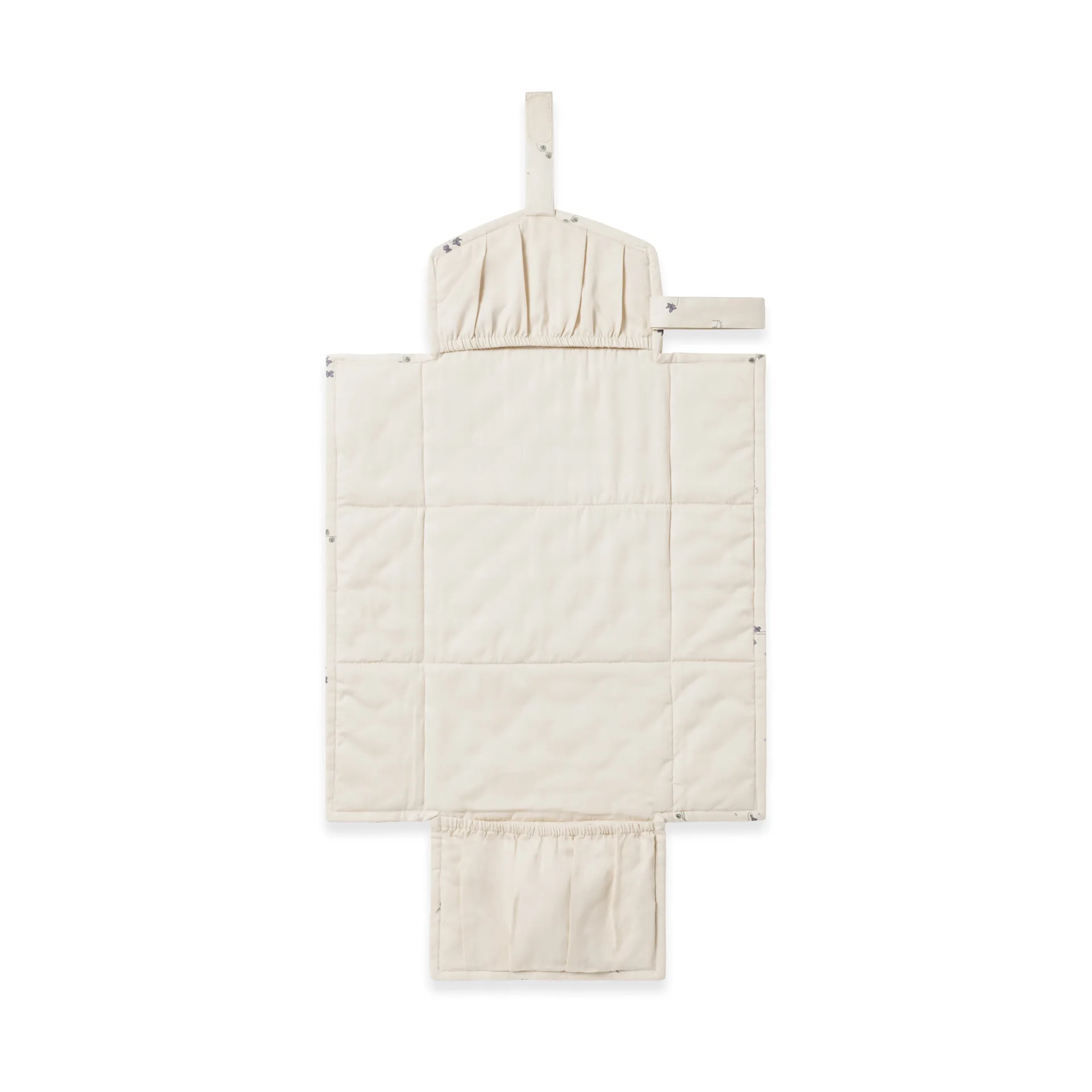 viola 紫罗兰 缎面绗缝  便携式换尿布婴儿垫, 46x80 cm Garbo&Friends