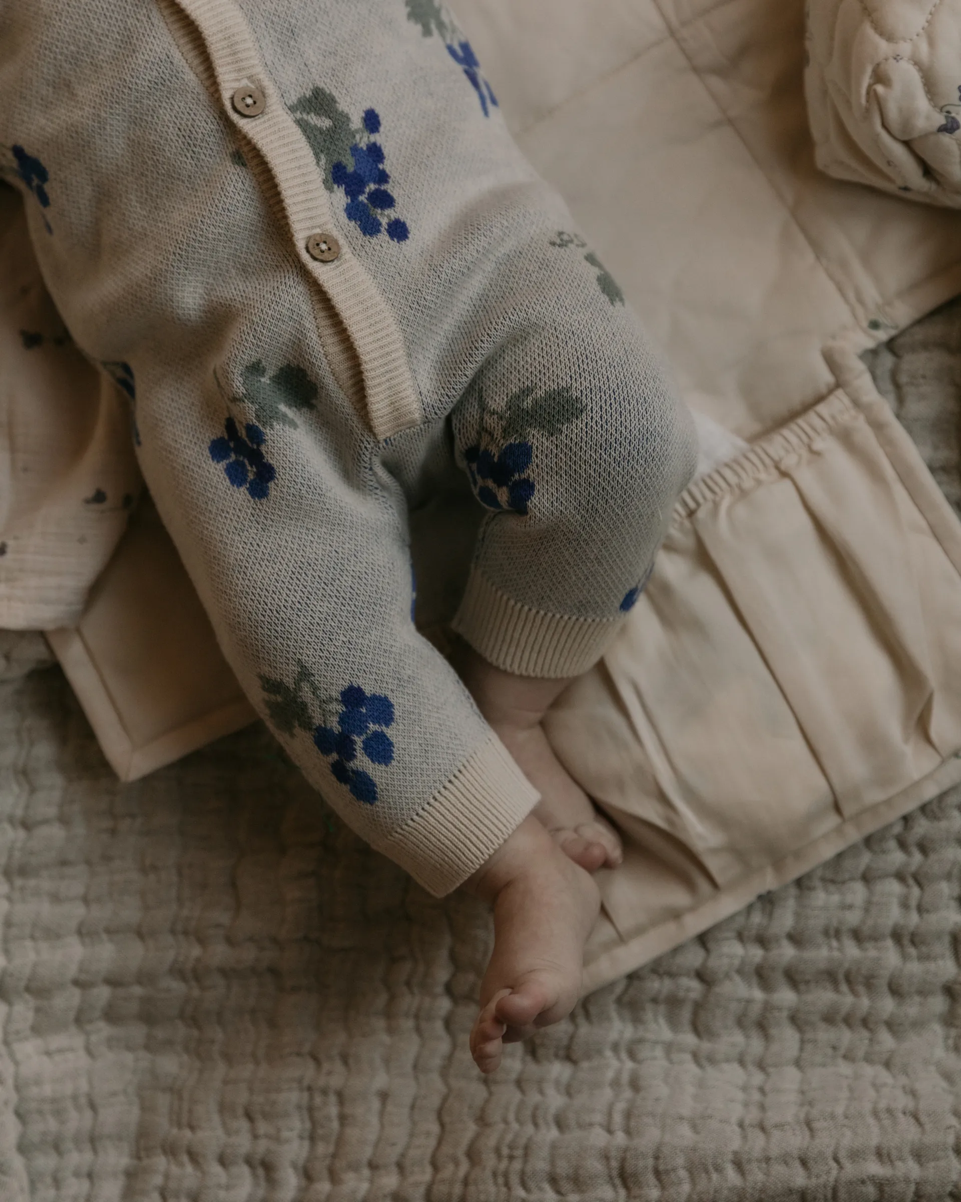 viola 紫罗兰 缎面绗缝  便携式换尿布婴儿垫, 46x80 cm Garbo&Friends