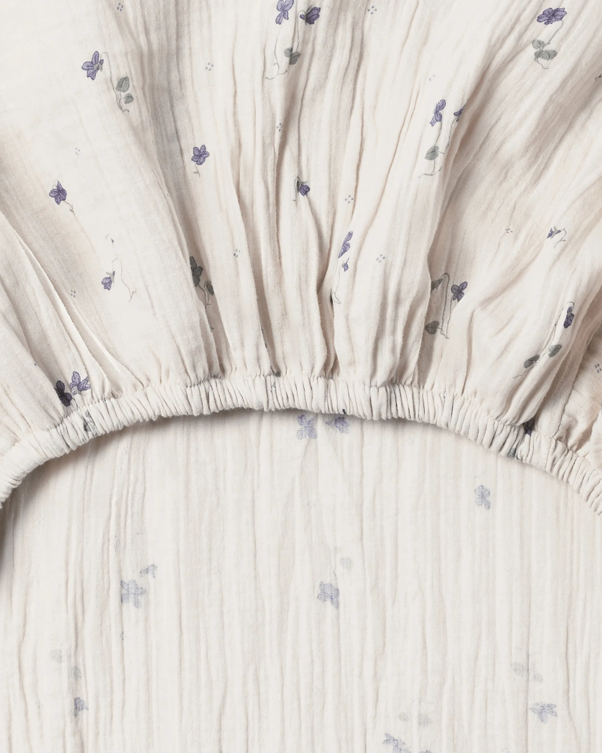 viola 紫罗兰 平纹细布 床笠, 60x120x20 cm Garbo&Friends