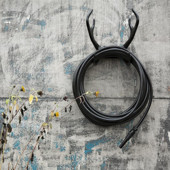 Garden Glory wall mount reindeer, 黑色 Garden Glory