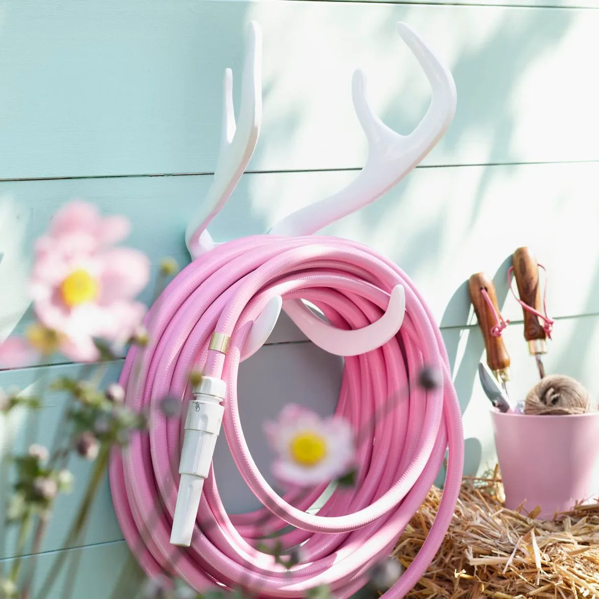 Garden Glory wall mount reindeer, 白色 Garden Glory