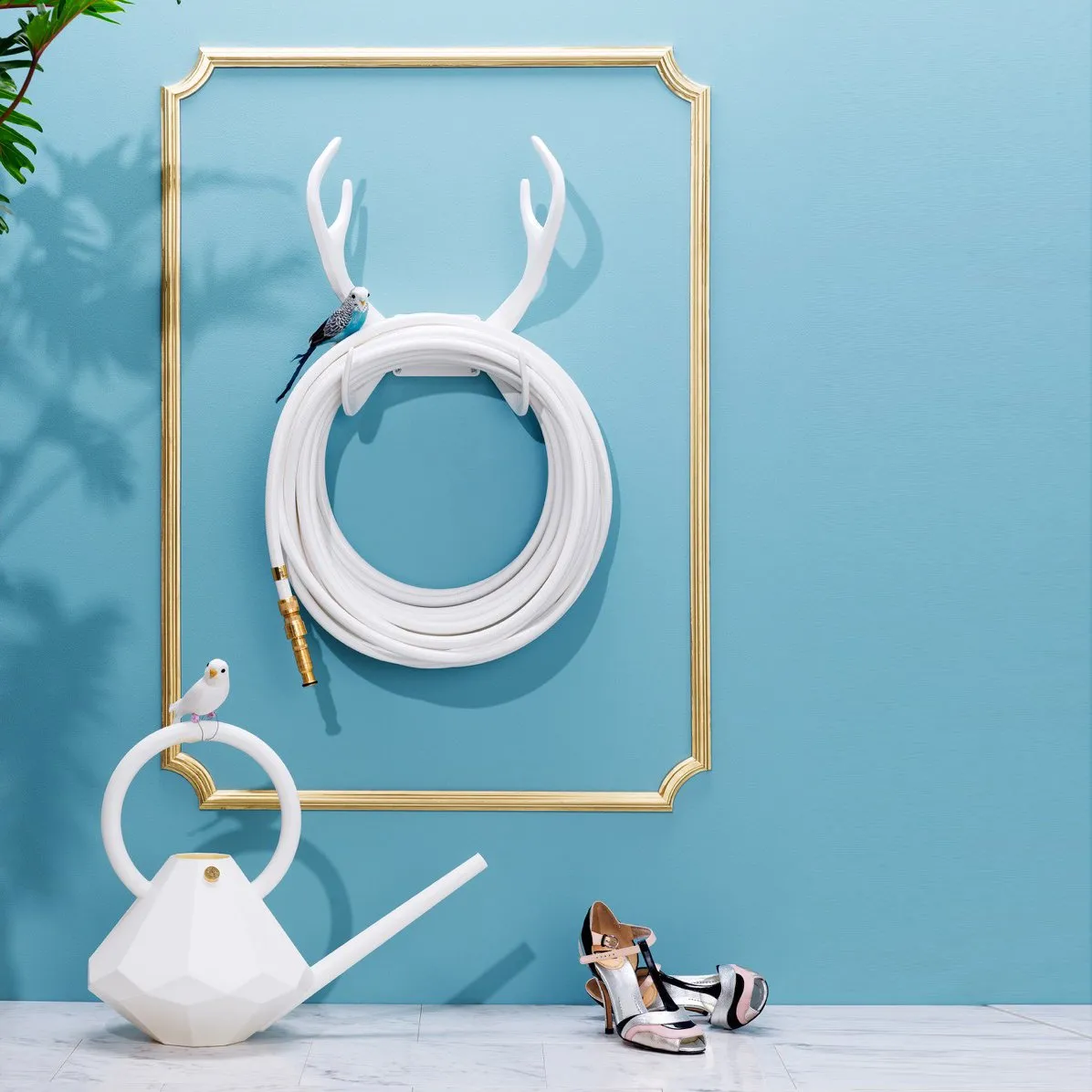 Garden Glory wall mount reindeer, 白色 Garden Glory