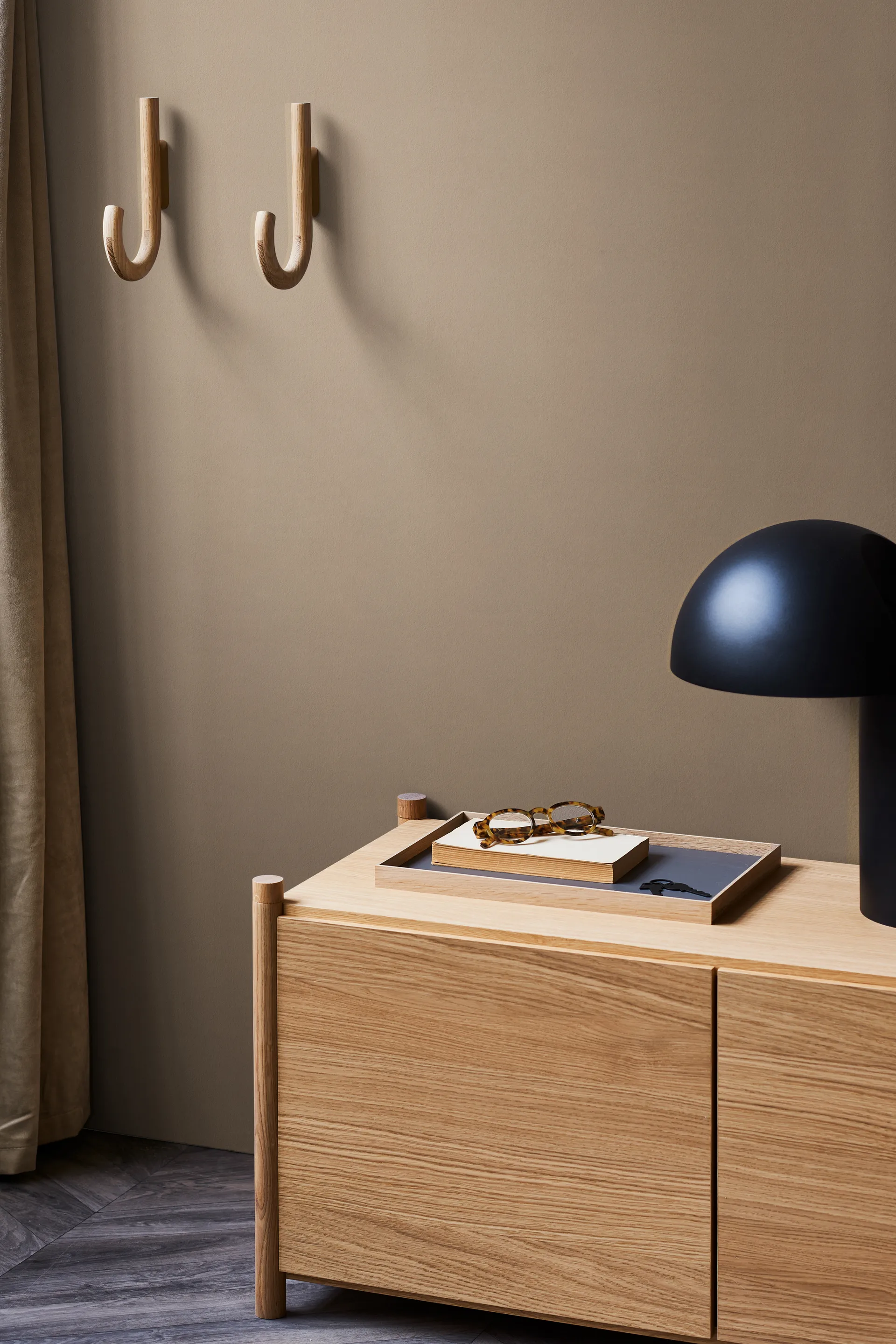 挂钩 挂钩 19 cm, 橡木-黄铜色 Gejst