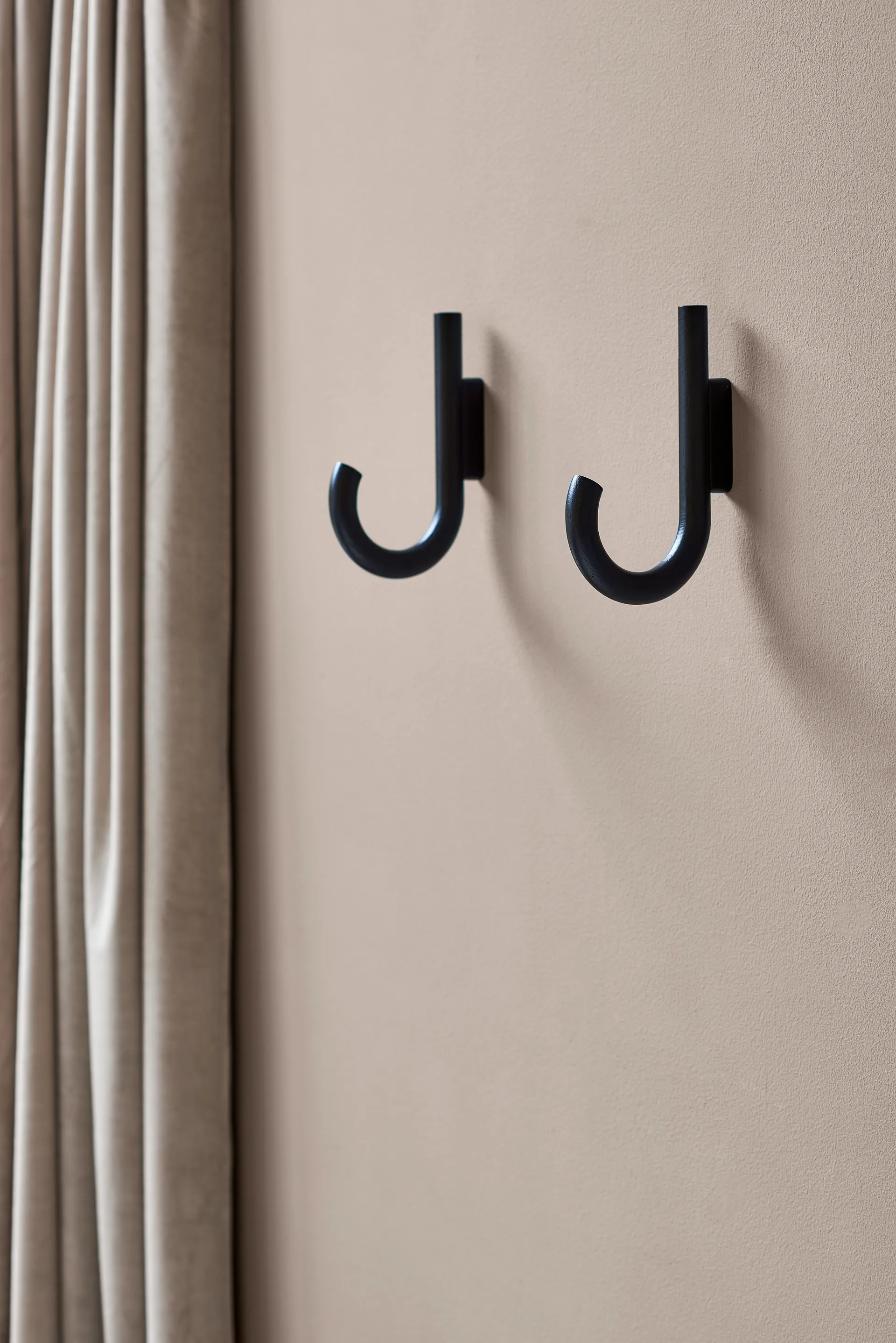 挂钩 挂钩 19 cm, 黑橡木-黑色 Gejst