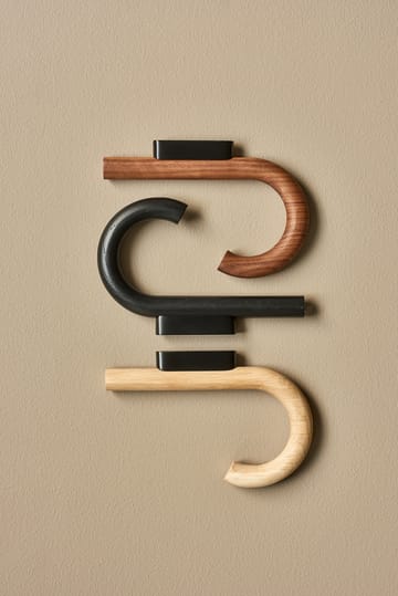 挂钩 挂钩 19 cm - 橡木-黑色 - Gejst