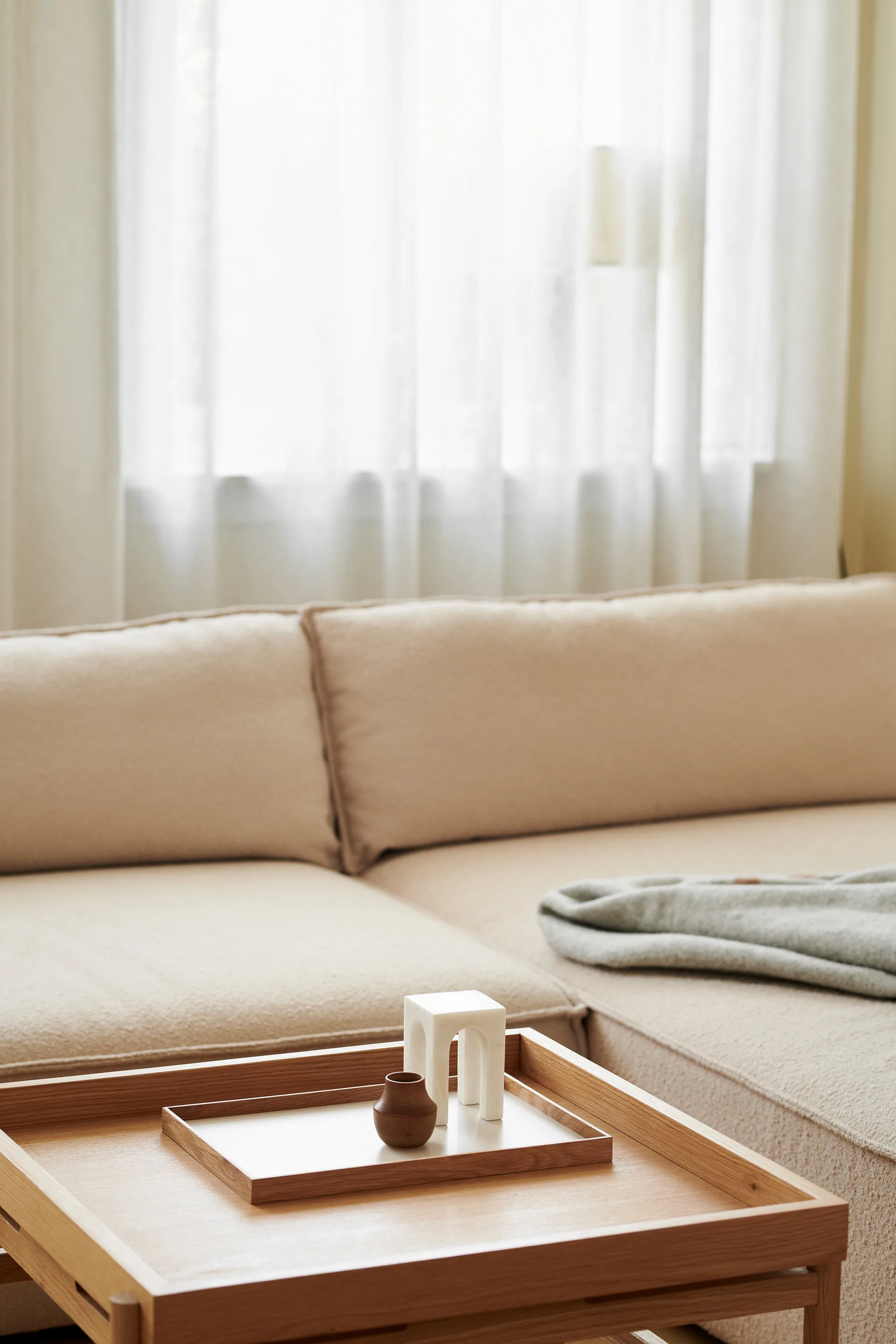 框架 托盘 中 23x34 cm, Oak-beige Gejst