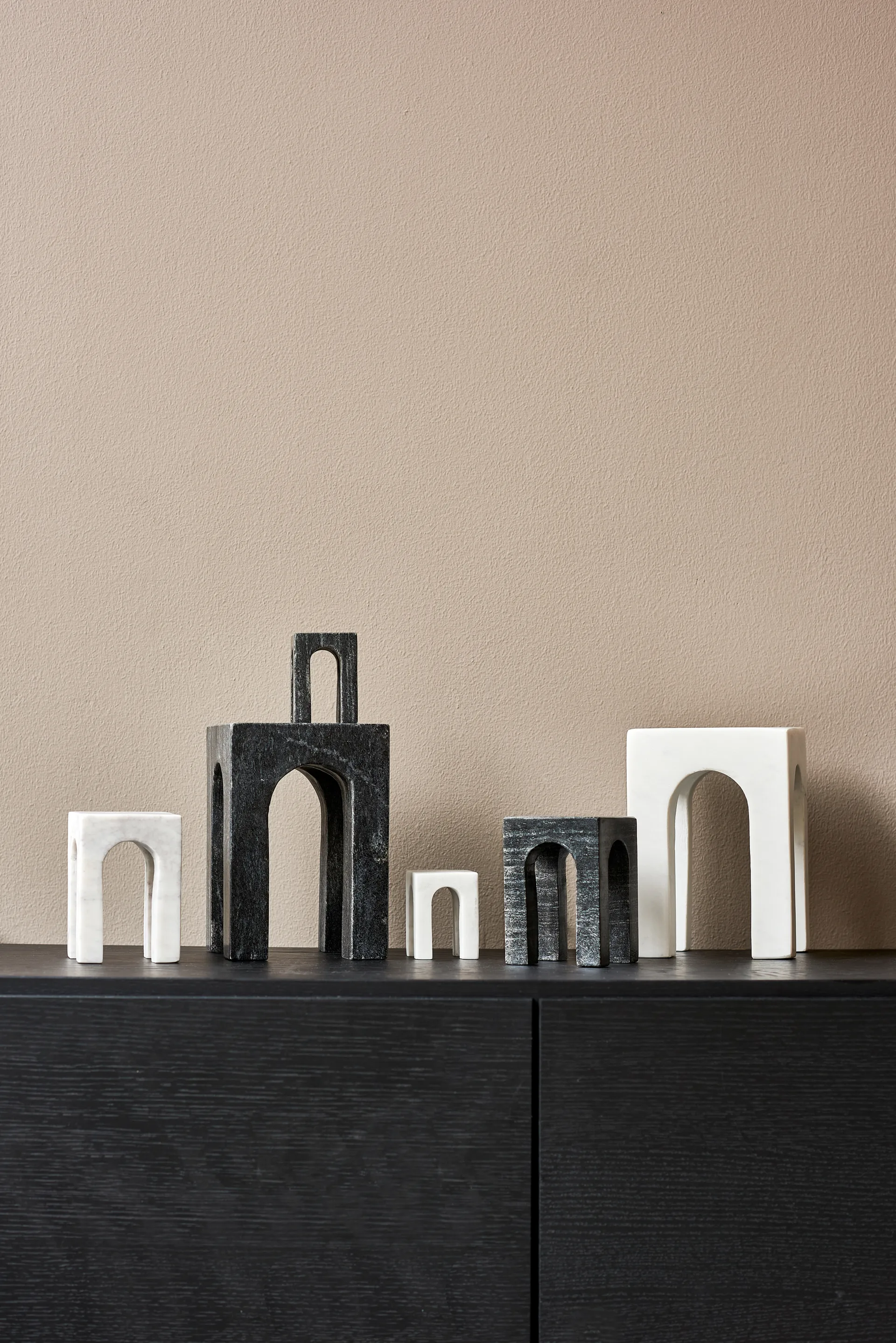 Arkis 书挡/书立架 3件套装, 白色 Gejst