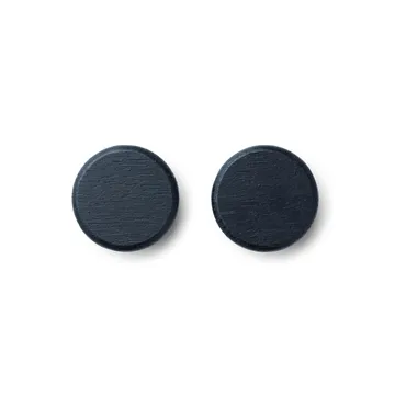 Flex Button 磁条旋钮 2件装 - 黑色染色橡木 - Gejst