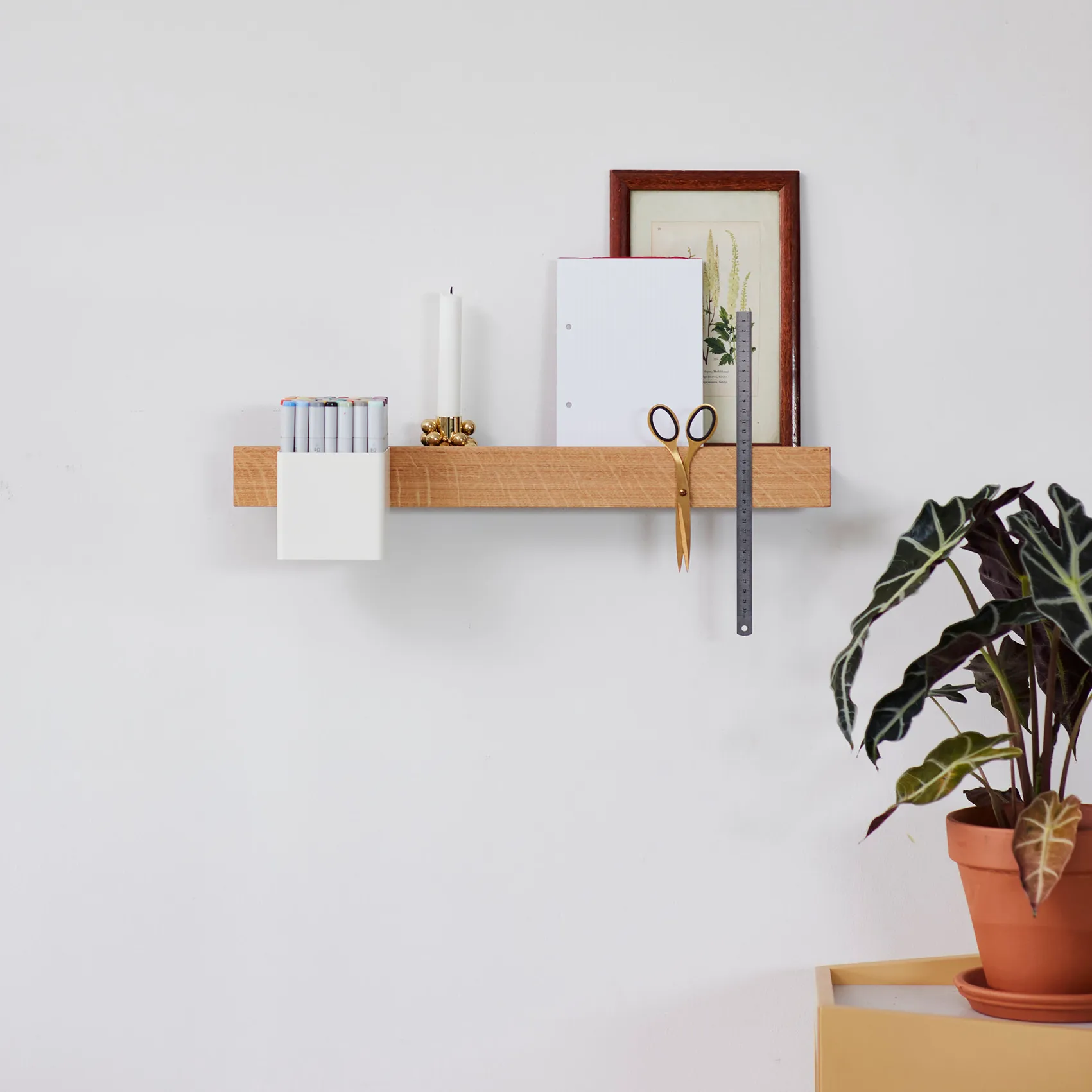 Flex Rail 磁吸轨道60cm, 橡木_白色 Gejst