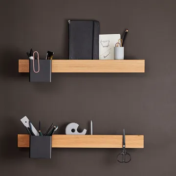 Flex Rail 磁吸轨道60cm - 橡木_黑色 - Gejst
