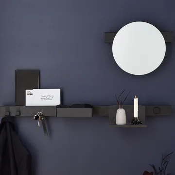 Flex Rail 磁吸轨道60cm - 碳化橡木_黑色 - Gejst