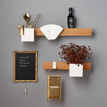 Flex Rail magnetic rail 60 cm - 橡木-白色 - Gejst