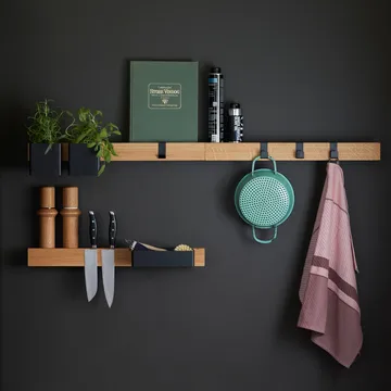 Flex Rail magnetic rail 60 cm - 橡木-黑色 - Gejst