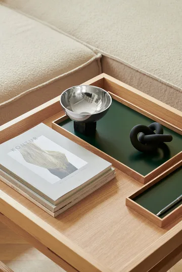 Frame 小号托盘 11x32.4cm - 橡木色_绿色 - Gejst