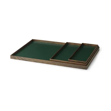 Frame 小号托盘 11x32.4cm - 烟熏橡木色_绿色 - Gejst