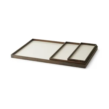 Frame 小号托盘 11x32.4cm - 烟熏橡木色_米色 - Gejst