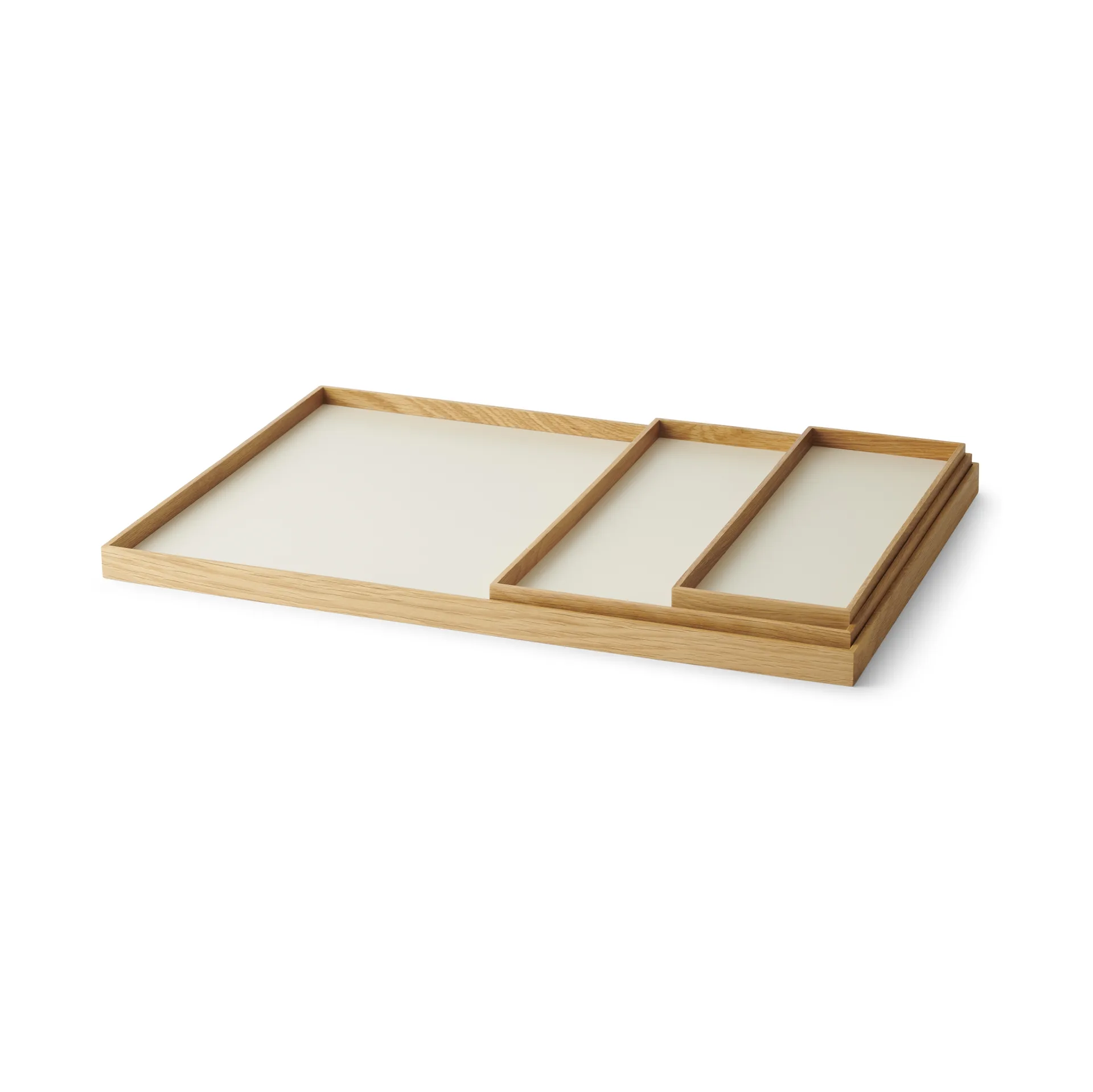 Frame 中号托盘 23x34cm, 橡木色_米色 Gejst
