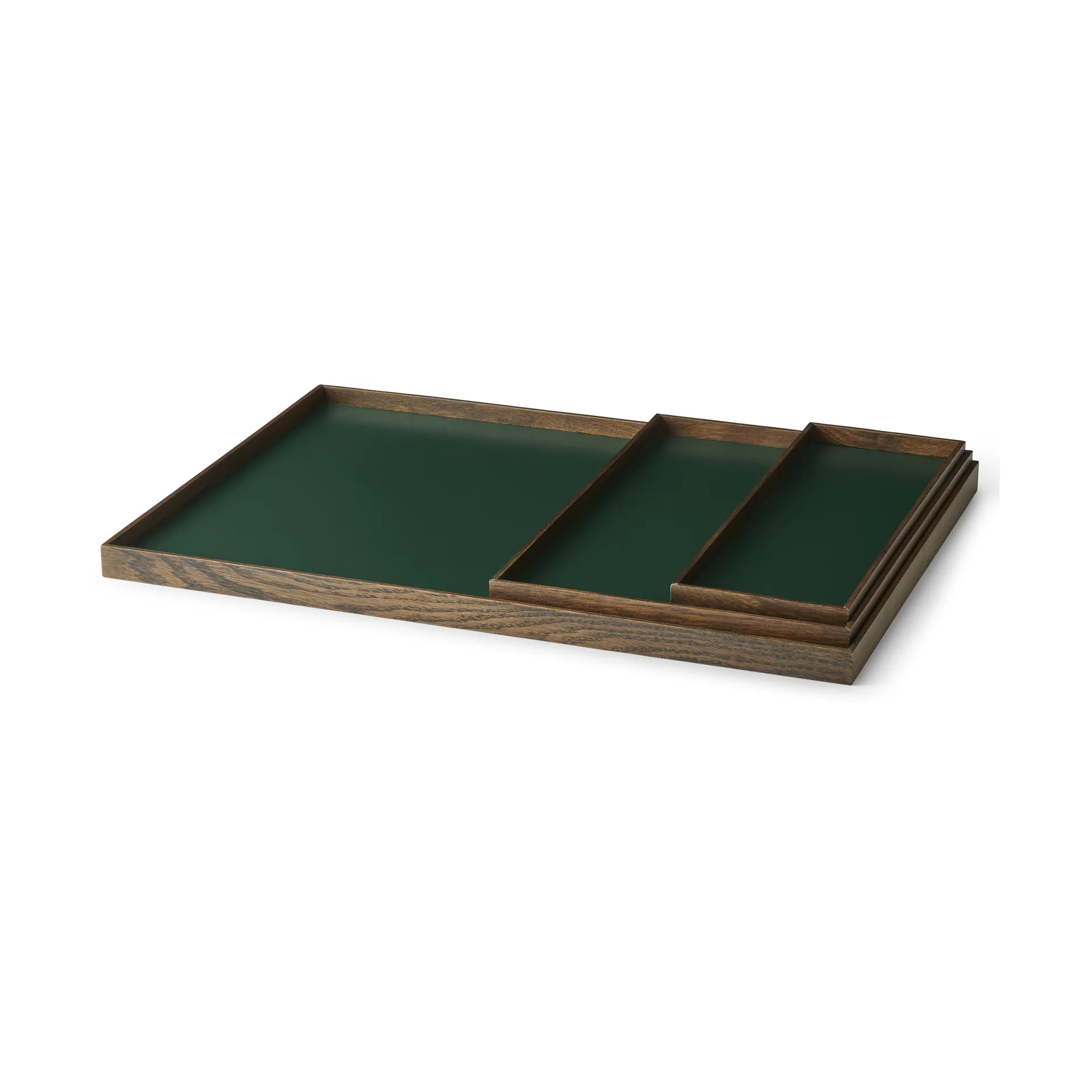 Frame 中号托盘 23x34cm, 烟熏橡木色_绿色 Gejst