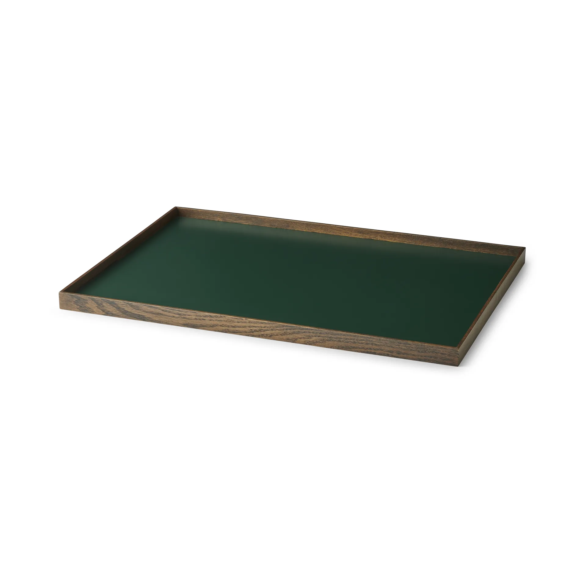Frame 大号托盘 35.5x50.6cm, 烟熏橡木色_绿色 Gejst